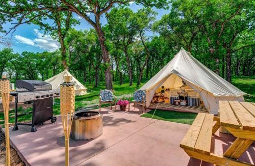 St Croix Falls House | Charming Tent with Fire Fit and Barbecue in Saint Croix Falls, Wisconsin