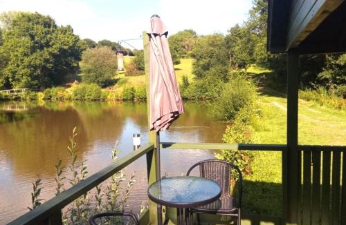 Hadlow Down House | Charming tranquil Shepherds Hut with lakeside balcony 'Roach'