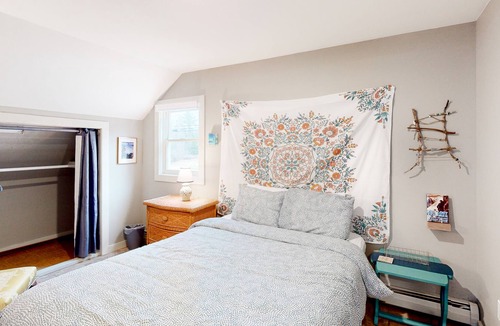 Londonderry Condo | Charming upstairs condo with river view, full kitchen, and firepit
