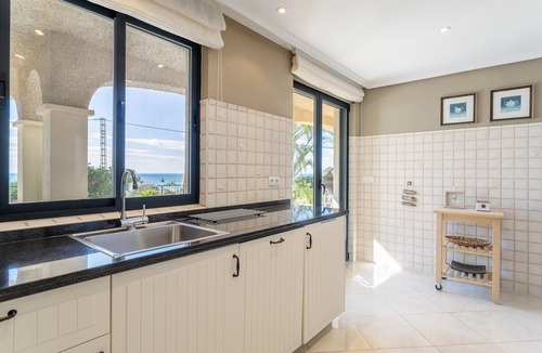 Coveta Fuma Villa | Charming Villa Mara with Great Sea View, Pool & Wi-Fi