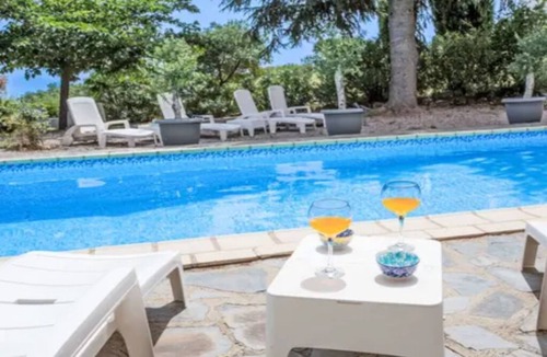 Llauro Villa | Charming Villa with large swimming pool & unique view over mountains, plain, sea