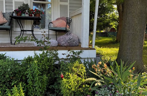 Geneseo House | Charming Village Home with an Enchanting Backyard Oasis