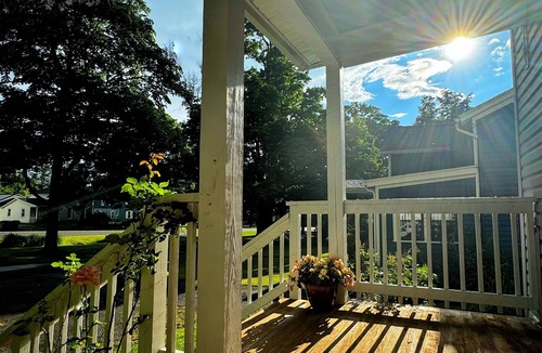 Geneseo House | Charming Village Home with an Enchanting Backyard Oasis