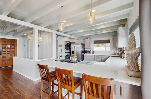 Potlatch House | Charming water front home with amazing views, fire pit, and private deck