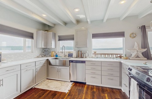 Potlatch House | Charming water front home with amazing views, fire pit, and private deck