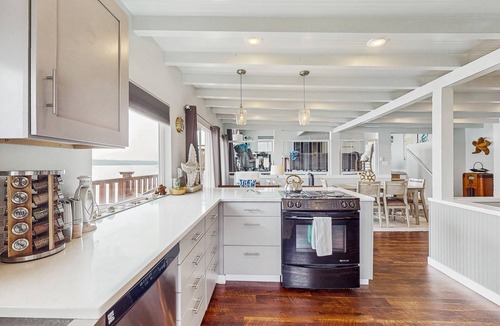 Potlatch House | Charming water front home with amazing views, fire pit, and private deck