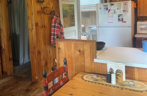 Bridgton Cabin | Charming Waterfront Cabin with Mountain View and Private Beach Access!