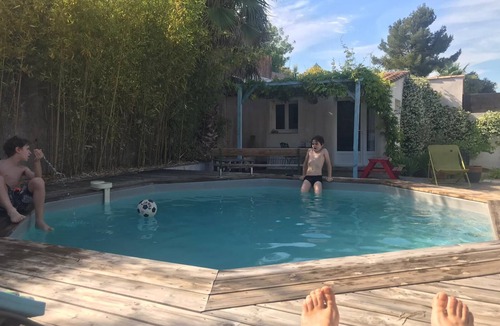 Sommieres House | Charming wooden house in Sommières (pool)