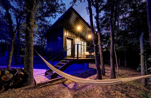 Alvord Cabin | Charming Woodland Cabin Retreat near River and Grasslands in Texas