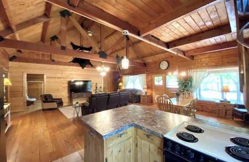 Ririe Apartment | Charmingly Rustic, Mountain River Ranch Cabin