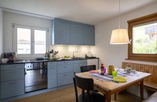 Sent Apartment | Chasa Arquint: Abitaziun Notta - Cosy 3-room flat with a view in Sent