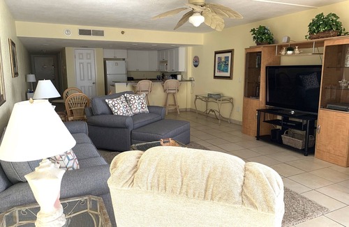 Indian Shores Condo | CHATEAUX #507~DIRECT GULF FRONT weather is great!