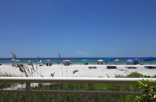 Indian Shores Condo | CHATEAUX #507~DIRECT GULF FRONT weather is great!