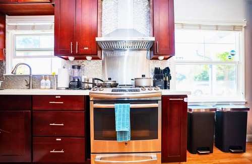 San Tomas House | Cheerful 3BR - Bar, Jacuzzi & Kids Treehouse