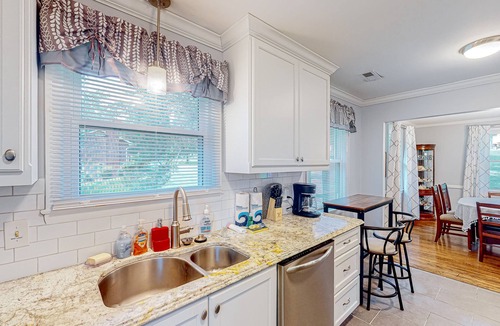 Blair Heights House | Cheerful dog-friendly home with a large yard, central AC, patio, & washer/dryer