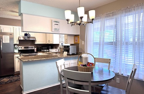 Crowley House | Cheerful Home w/Private Hot Tub, Big Fenced Yard, & Pool. Pet Friendly!