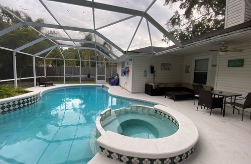Orange Park House | Cheerful three bedroom home with a pool