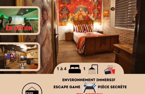 Saint Nicolas - Charles III - Ville vieille - Trois Maisons - Leopold Apartment | Chez Le Petit Potter Escape Game et Pièce Secrète en Option
