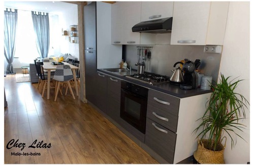 Malo-les-Bains Apartment | "Chez Lilas" 150m from the beach