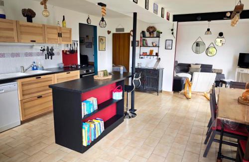 Limoux House | Chez Lilou et Papoum - Terrasse, vue & parking