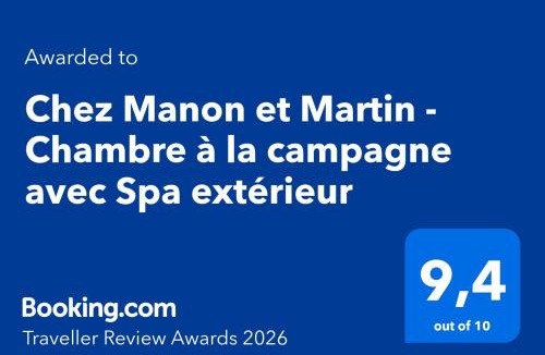 Saacy-sur-Marne Bed & Breakfast | Chez Manon et Martin - Chambre à la campagne avec Spa extérieur