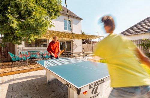 Saint-Pair-sur-Mer House | CHEZDAMDAM - la Villa du Thar - plage 300m piscine babyfoot arcade pingpong pétanque