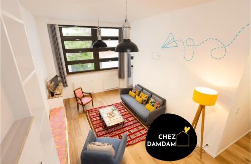 Saint-Denis Apartment | CHEZDAMDAM - le Loft du Stade - 6 chambres - terrasse - arcade