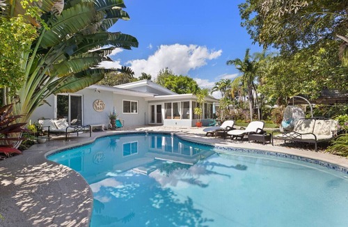 Wilton Manors House | Chic 3BR Oasis with Pool & Gazebo