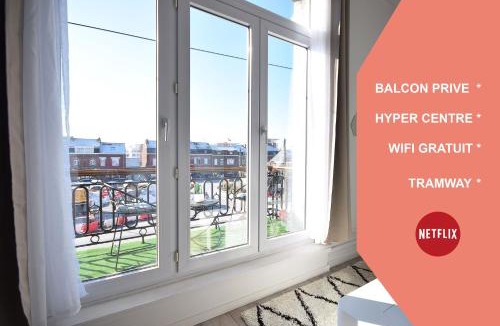 Valenciennes Apartment | CHIC APPART DESIGN - HYPER CENTRE - TRAMWAY - FREE WIFI - leRelaisdOdile12