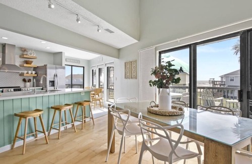 Indian Beach House | Chic Beachside Villa ~ STEPS TO BEACH! 2nd Row ~ Stunning views from Balconies