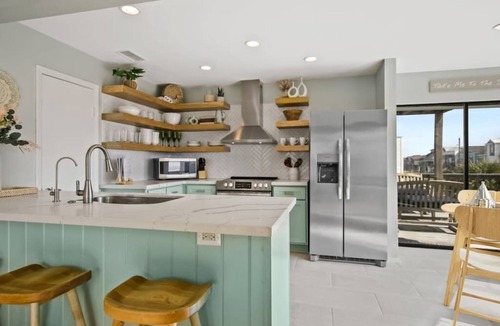 Indian Beach House | Chic Beachside Villa ~ STEPS TO BEACH! 2nd Row ~ Stunning views from Balconies