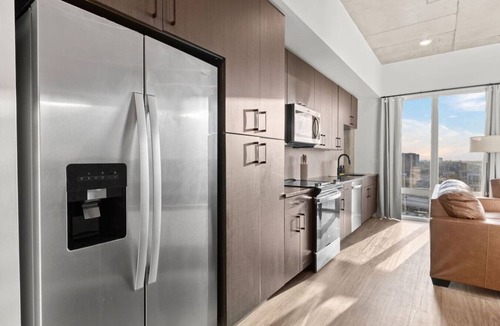 Channel District Apartment | Chic Channelside Studio with High-Rise Views