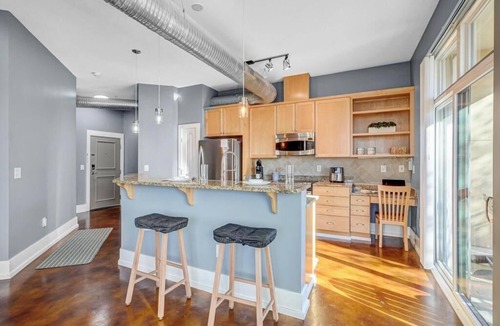 Morrisville Apartment | Chic Condo, King Bed, 77″TV, Pets OK, Near RTP Hub