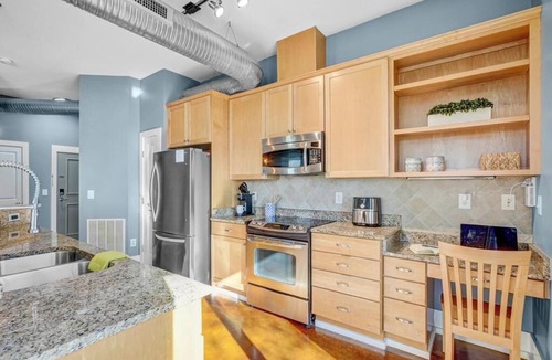 Morrisville Apartment | Chic Condo, King Bed, 77″TV, Pets OK, Near RTP Hub