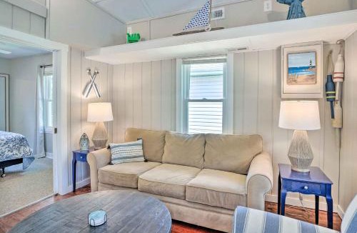 Colonial Beach House | Chic Cottage with Private Yard Steps to Beach!