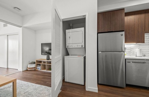 West Gateway Apartment | Chic Downtown Stay + Walk to Beach