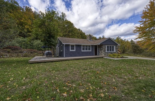 Sunapee House | Chic Farmhouse Decor | Deck w/View