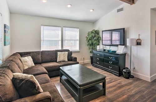 Galveston House | Chic Galveston Retreat w/ Deck & Shared Pool!