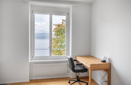 Horgen District Apartment | Chic Horgen 2BR w/Storage Room & Lake View, nr Market, by Blueground