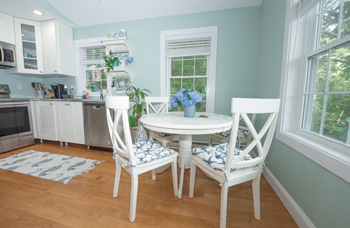 Saunderstown Cottage | Chic Nautical Cottage with Shared Beach Access