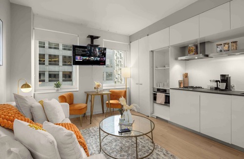 Central New York City Apartment | Chic NYC Retreat | Beside Broadway & Iconic Sights