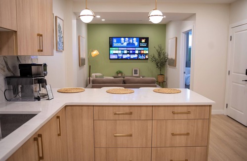 Southwest Calgary House | Chic Private Suite with King Bed + All Essentials