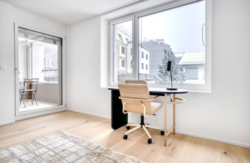 Sihlfeld Apartment | Chic Wiedikon 2.0 Room w/Storage & W/D, 3 min to Market, by Blueground