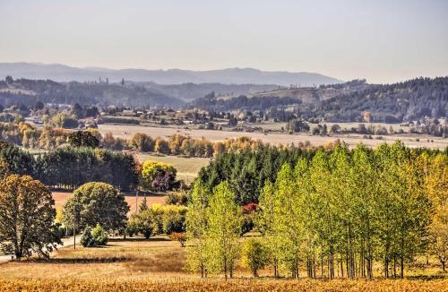 Gaston House | Chic Willamette Valley Home with Deck and Vineyard!