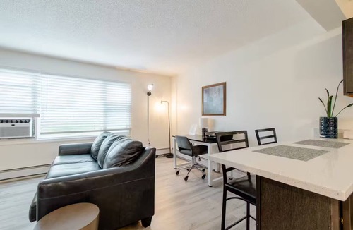 New Britain Apartment | Chic with Recliner - Webster Hill Suite 1W [Request Xtra Bed]