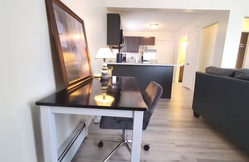 New Britain Apartment | Chic with Recliner - Webster Hill Suite 1W [Request Xtra Bed]