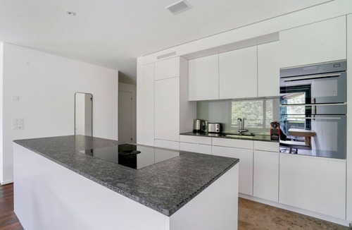 Wollishofen Apartment | Chic Wollishofen 1BR w/Storage & W/D, nr Local Market, by Blueground