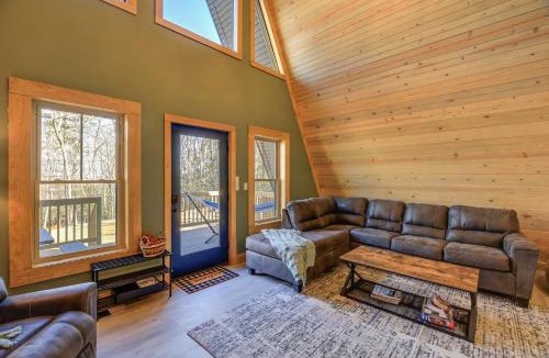 Wytheville House | Chimney Rocks Chalet' A-Frame w/Mtn Views