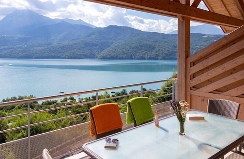 Chorges Apartment | Chorges Lakeside Stay with a Fireplace