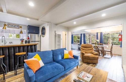 Running Springs Cabin | Christmas Tree Hideaway | Modern 2BR Pet-Friendly